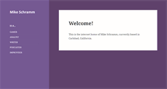 Desktop Screenshot of mikeschramm.com